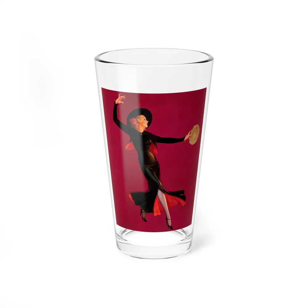 Tambourine Dancer, 1937 (Magazine Illustration) Pint Glass 16oz-16oz-Go Mug Yourself