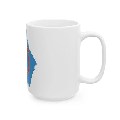Tambov-obl-geo-stub (Russia) White Coffee Mug - Go Mug Yourself