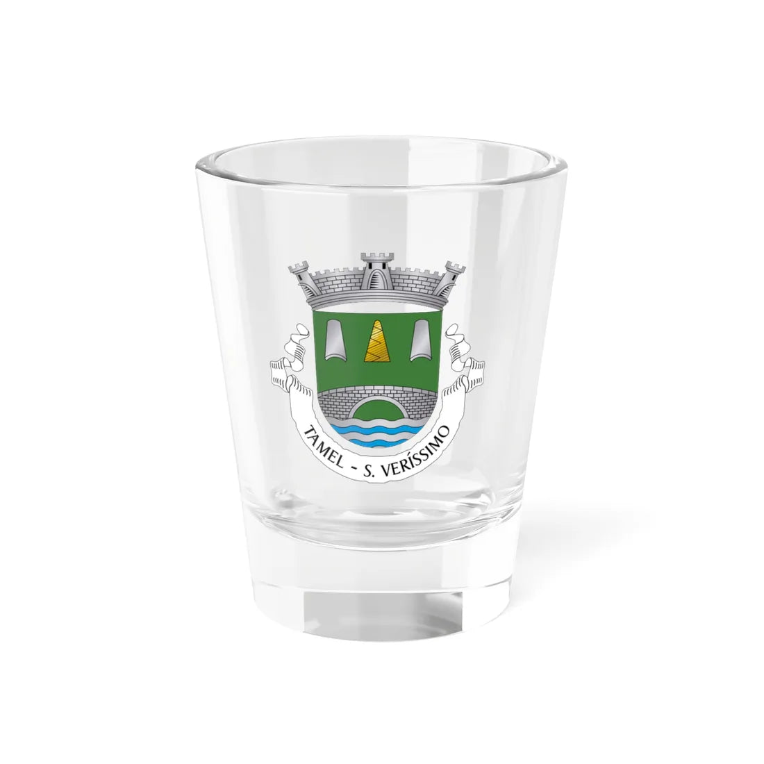 Tamel - São Veríssimo (Portugal) (Coat of Arms) Shot Glass 1.5oz 1.5oz - Go Mug Yourself