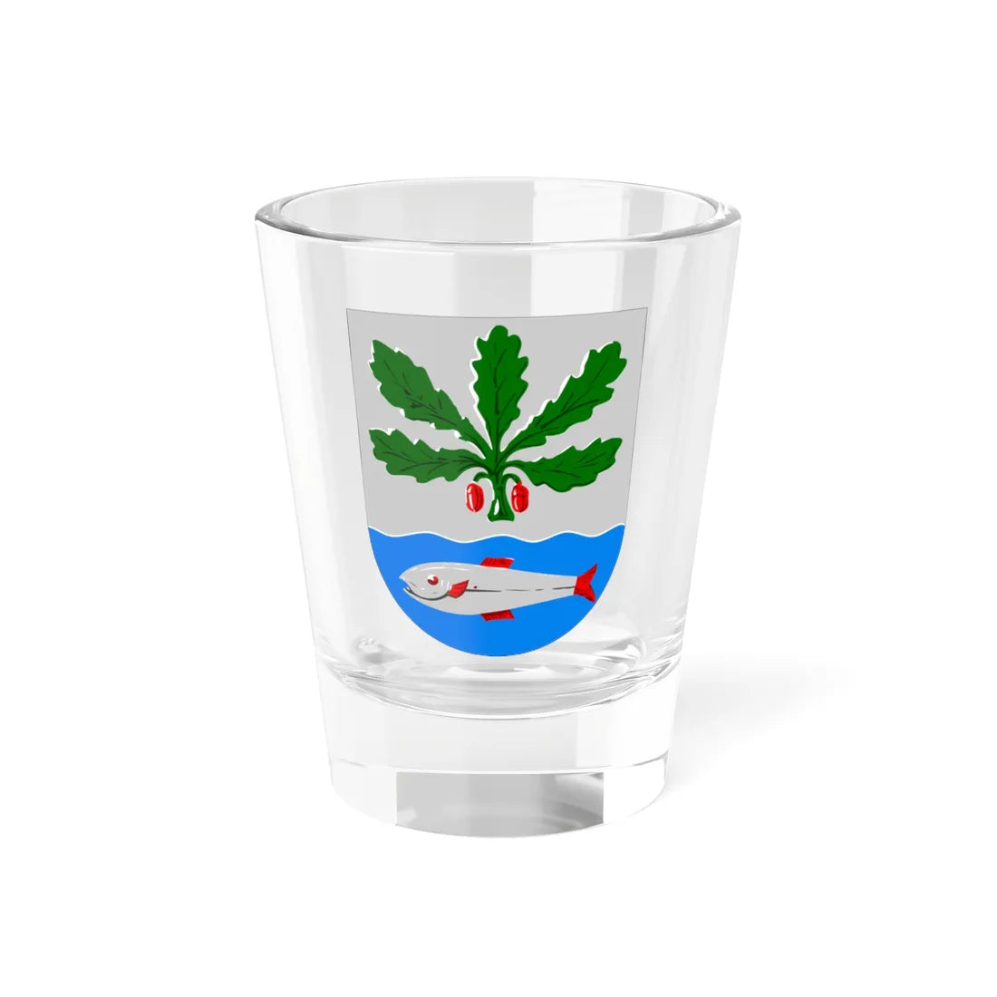 Tammisaaren mlk.vaakuna (Finland) (Coat of Arms) Shot Glass 1.5oz 1.5oz - Go Mug Yourself