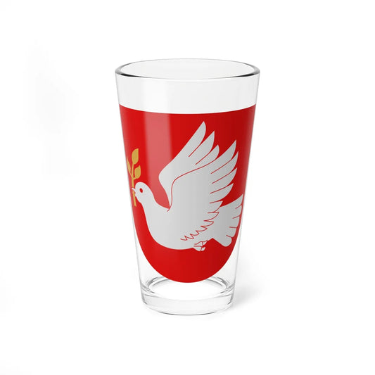 Tampereen hiippakunnan vaakuna (Finland) (Coat of Arms) Pint Glass 16oz 16oz - Go Mug Yourself
