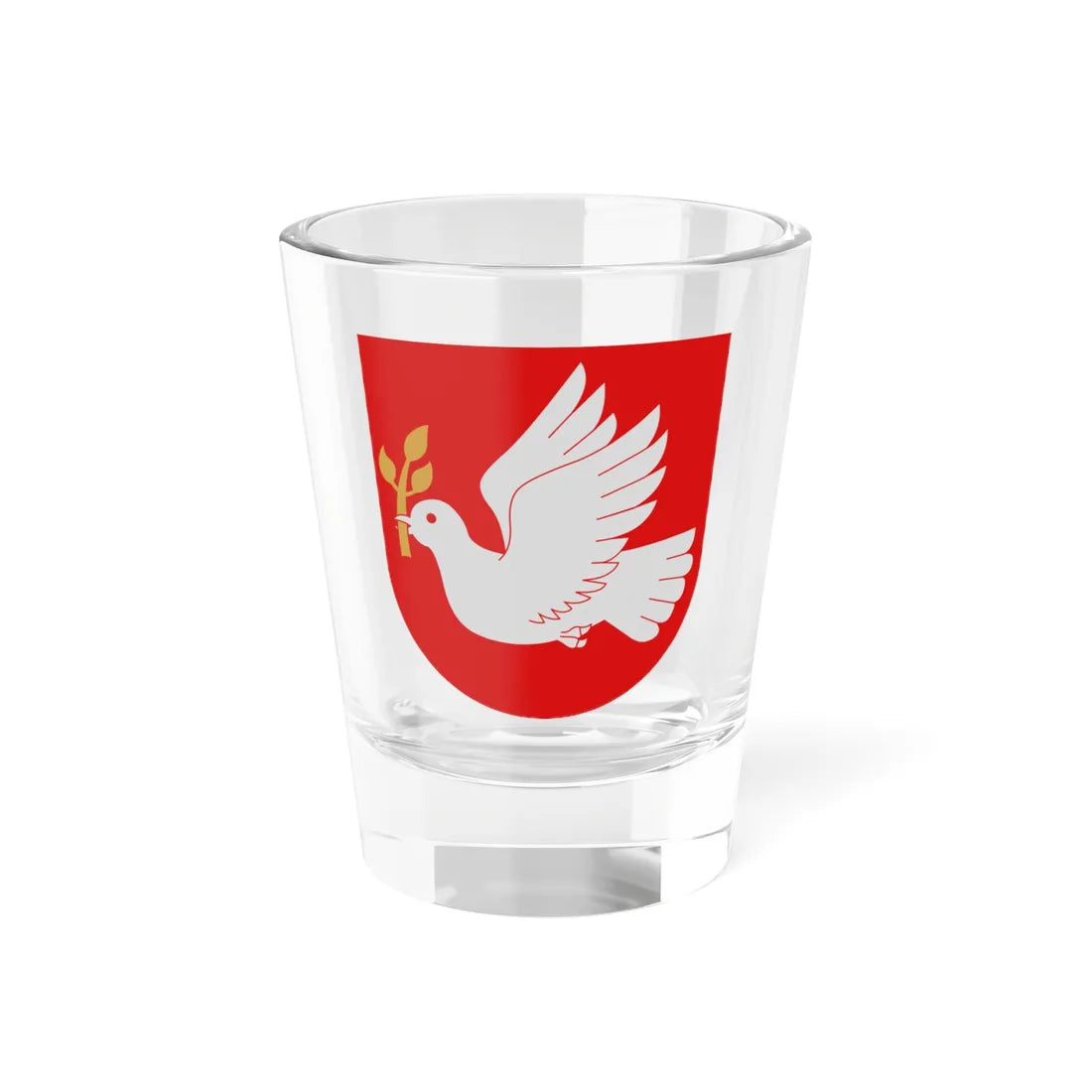Tampereen hiippakunnan vaakuna (Finland) (Coat of Arms) Shot Glass 1.5oz 1.5oz - Go Mug Yourself