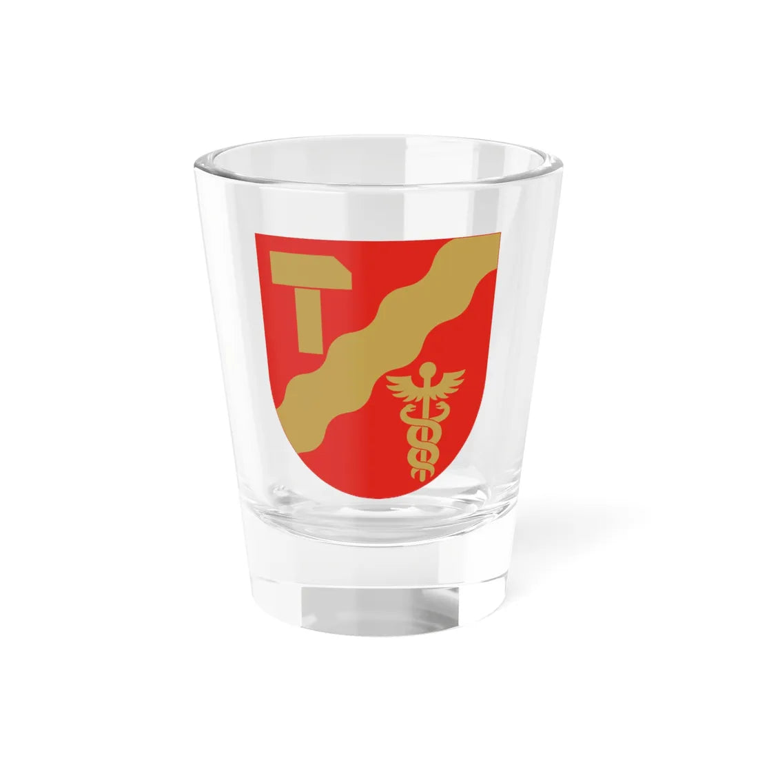Tampere.vaakuna (Finland) (Coat of Arms) Shot Glass 1.5oz 1.5oz - Go Mug Yourself