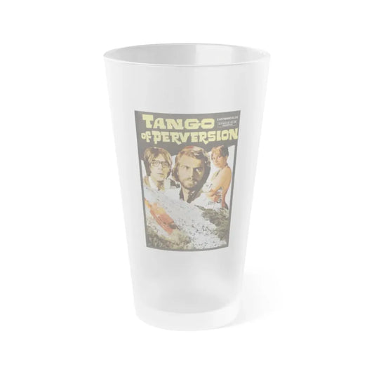 TANGO OF PERVERSION 1973 Movie Poster - Frosted Pint Glass 16oz Default Title - Go Mug Yourself