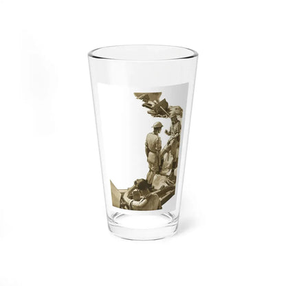 Tank Alert by Kimball McIlroy, Britannia & Eve magazine, 1944 (Magazine Illustration) Pint Glass 16oz 16oz - Go Mug Yourself