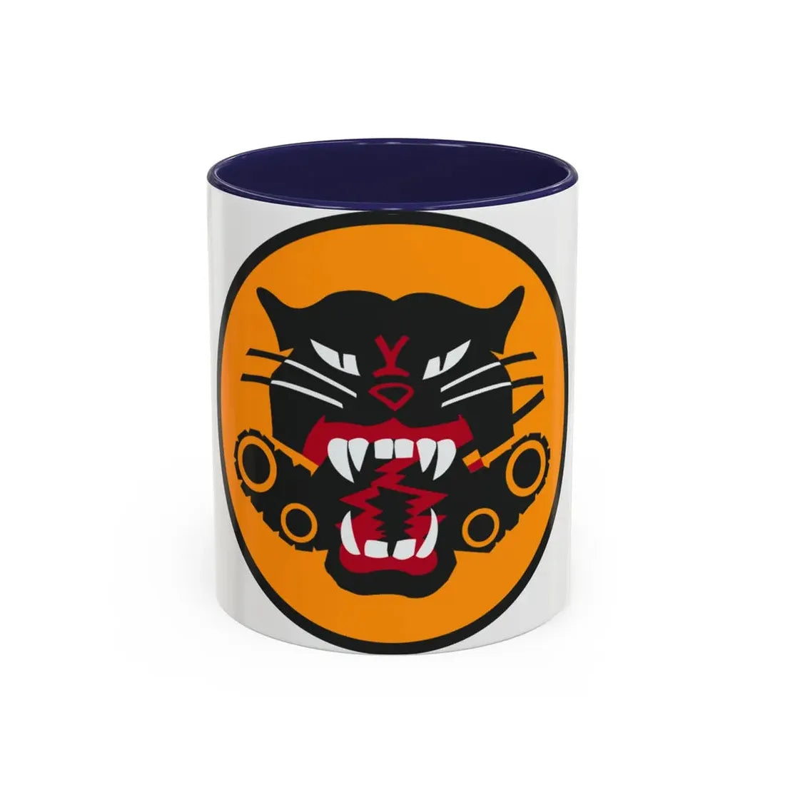 Tank Destroyer Forces (U.S. Army) Accent Coffee Mug 11oz Navy - Go Mug Yourself