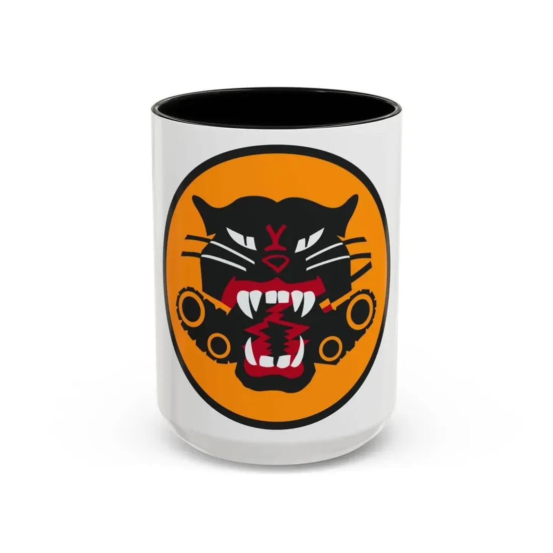 Tank Destroyer Forces (U.S. Army) Accent Coffee Mug 15oz Black - Go Mug Yourself
