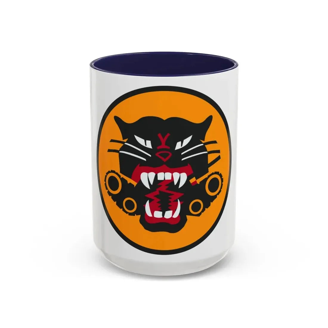 Tank Destroyer Forces (U.S. Army) Accent Coffee Mug 15oz Navy - Go Mug Yourself