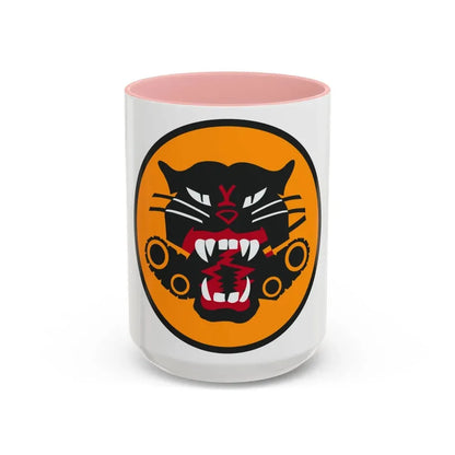 Tank Destroyer Forces (U.S. Army) Accent Coffee Mug 15oz Pink - Go Mug Yourself