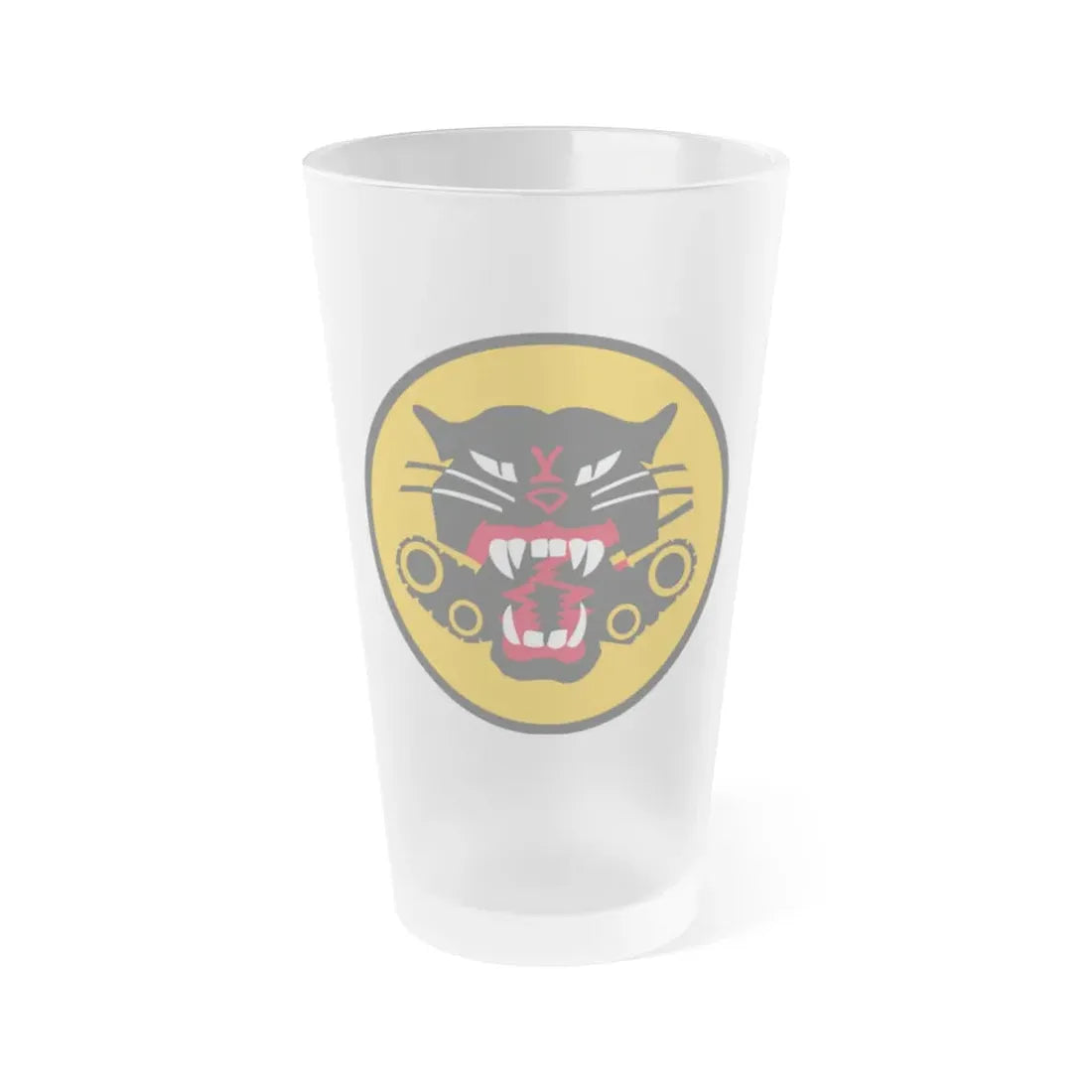 Tank Destroyer Forces (U.S. Army) Frosted Pint Glass 16oz Default Title - Go Mug Yourself