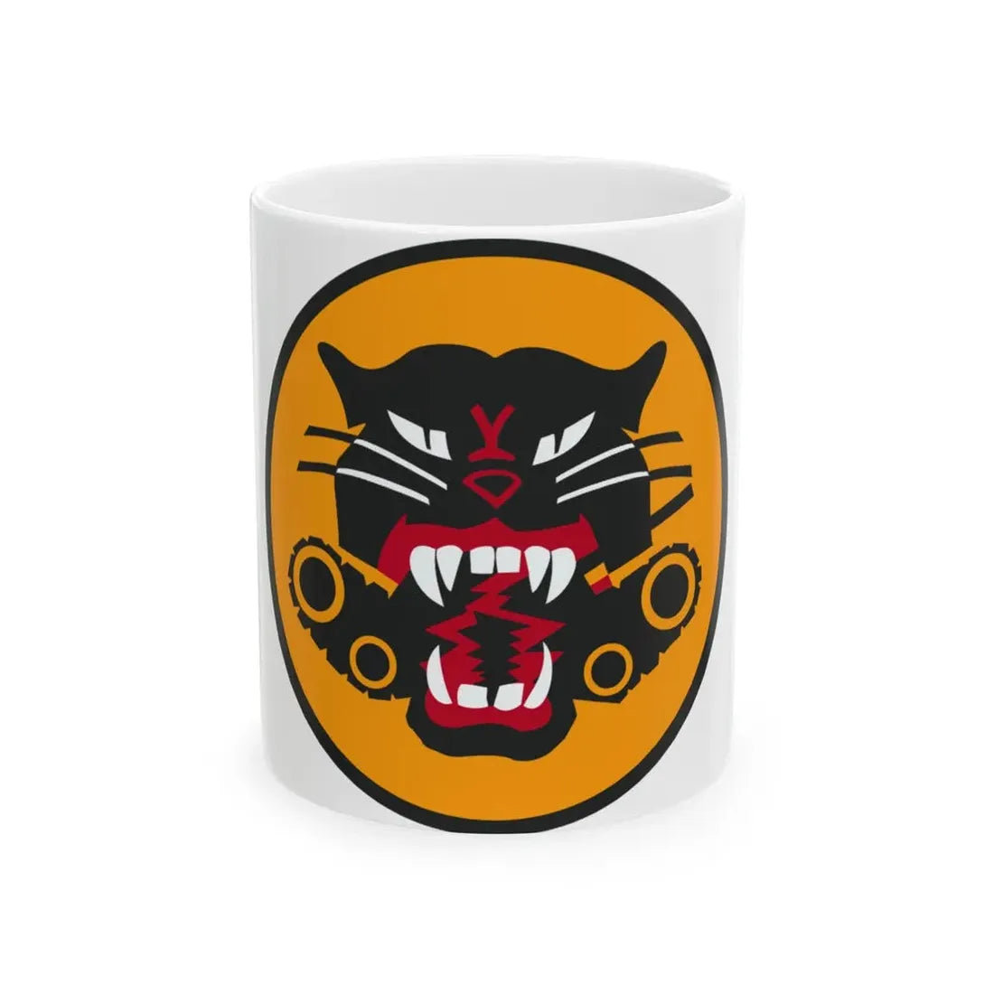 Tank Destroyer Forces (U.S. Army) White Coffee Mug 11oz - Go Mug Yourself