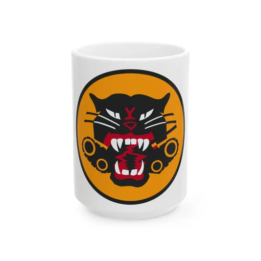 Tank Destroyer Forces (U.S. Army) White Coffee Mug 15oz - Go Mug Yourself