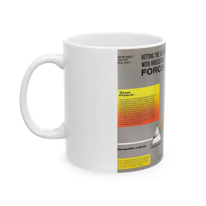 TANK FORCE (VHS COVER) - White Coffee Mug - Go Mug Yourself