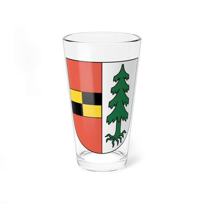 Tann coat of arms (Switzerland) (Coat of Arms) Pint Glass 16oz 16oz - Go Mug Yourself
