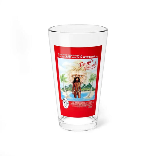 TANYA'S ISLAND 1980 Movie Poster - Pint Glass 16oz 16oz - Go Mug Yourself