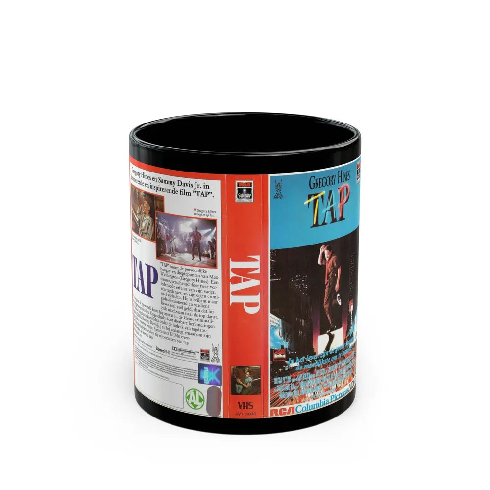 TAP (VHS COVER) - Black Coffee Mug-11oz-Go Mug Yourself