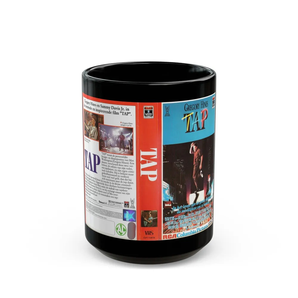 TAP (VHS COVER) - Black Coffee Mug-15oz-Go Mug Yourself