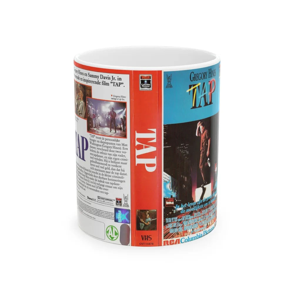 TAP (VHS COVER) - White Coffee Mug-11oz-Go Mug Yourself