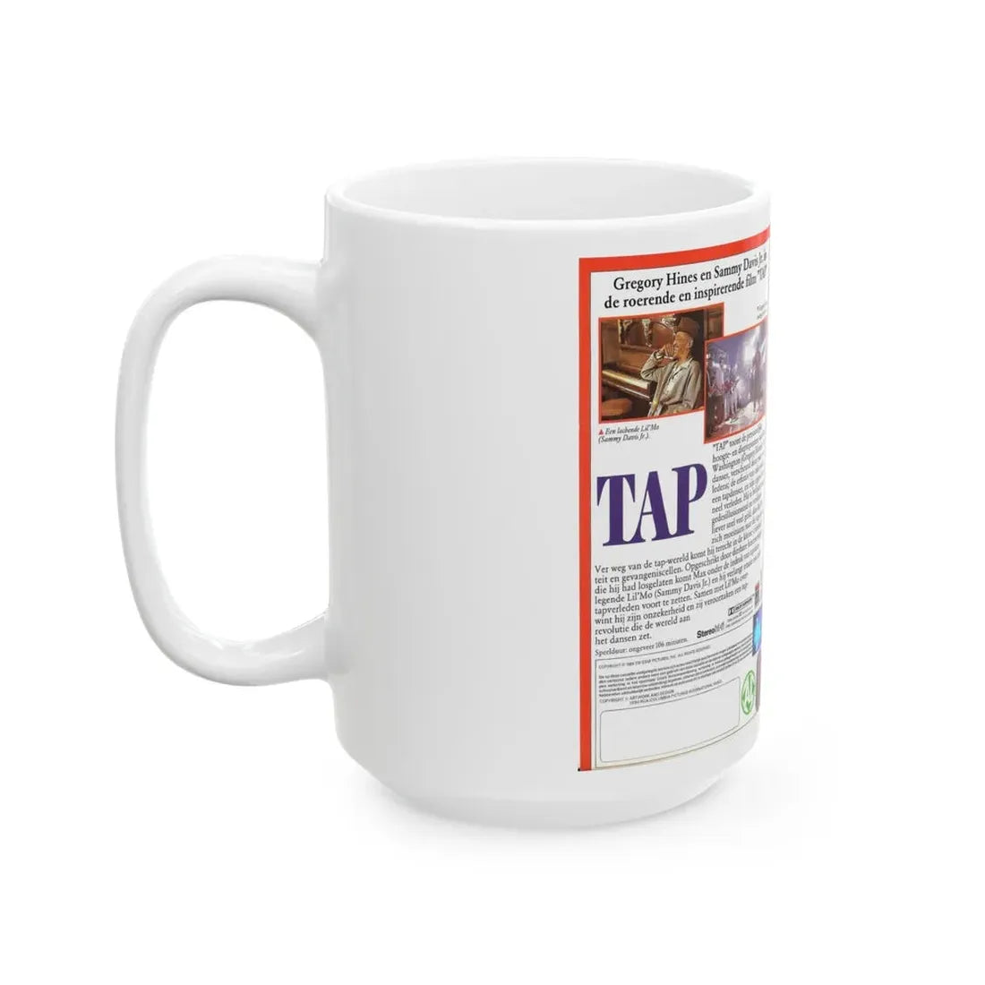 TAP (VHS COVER) - White Coffee Mug - Go Mug Yourself