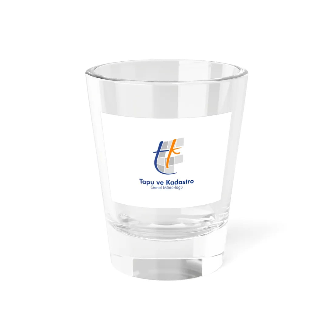 Tapu ve Kadastro Genel Mudurlugu bayragı (Turkey) Shot Glass 1.5oz 1.5oz - Go Mug Yourself