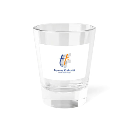 Tapu ve Kadastro Genel Mudurlugu bayragı (Turkey) Shot Glass 1.5oz 1.5oz - Go Mug Yourself