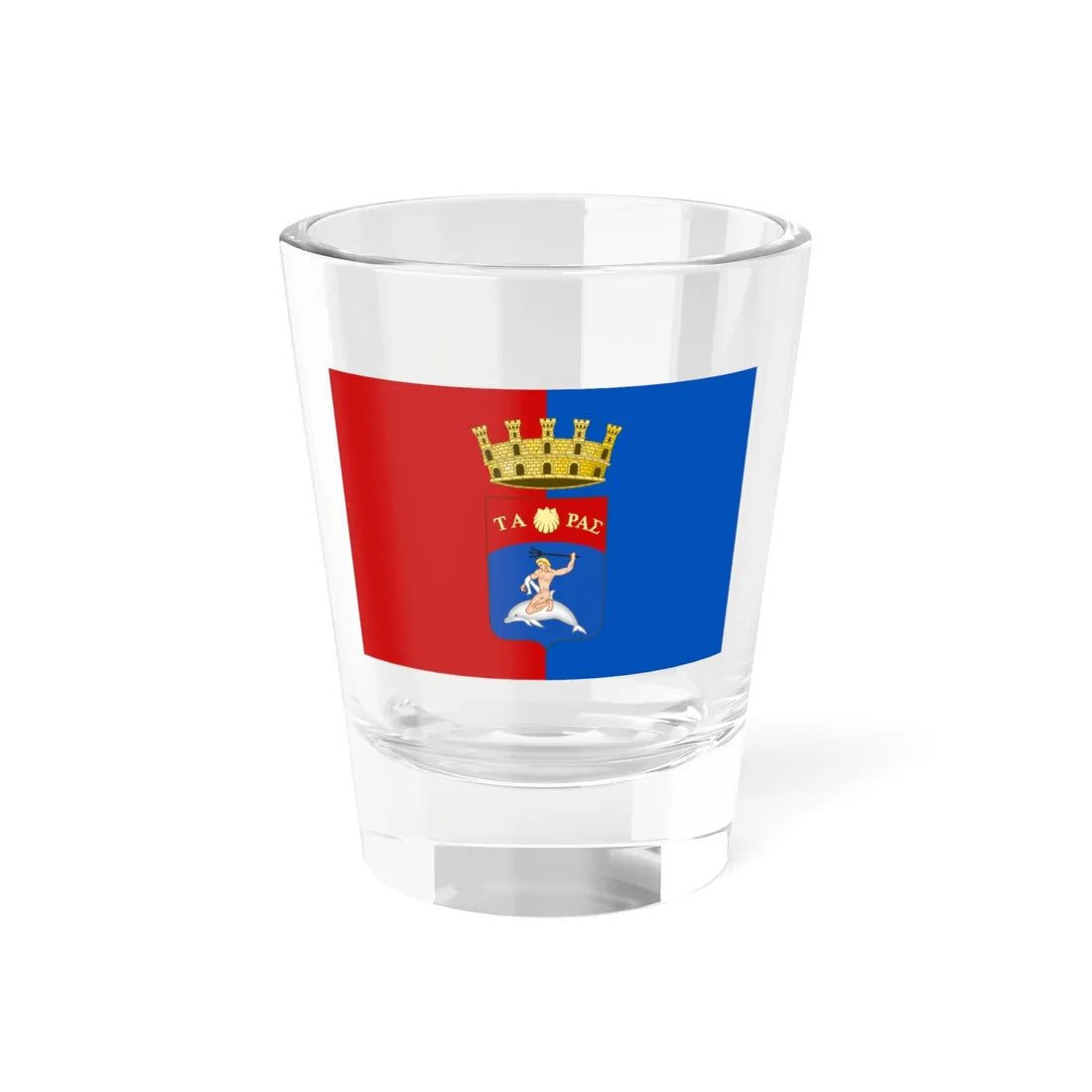 Taranto-Bandiera (Italy) Shot Glass 1.5oz 1.5oz - Go Mug Yourself