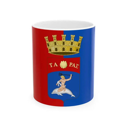 Taranto-Bandiera (Italy) White Coffee Mug 11oz - Go Mug Yourself