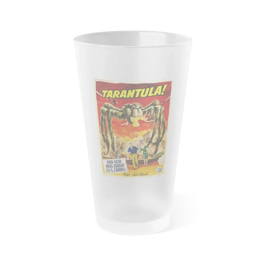 TARANTULA! (BELGIAN) 1955 Movie Poster - Frosted Pint Glass 16oz Default Title - Go Mug Yourself