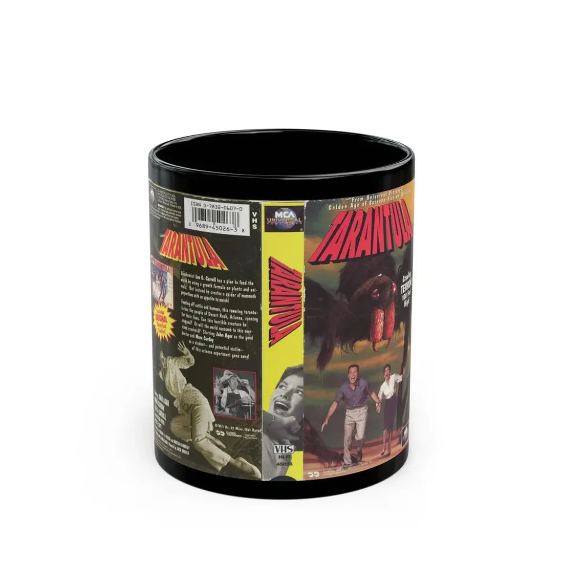 TARANTULA (VHS COVER) - Black Coffee Mug 11oz - Go Mug Yourself