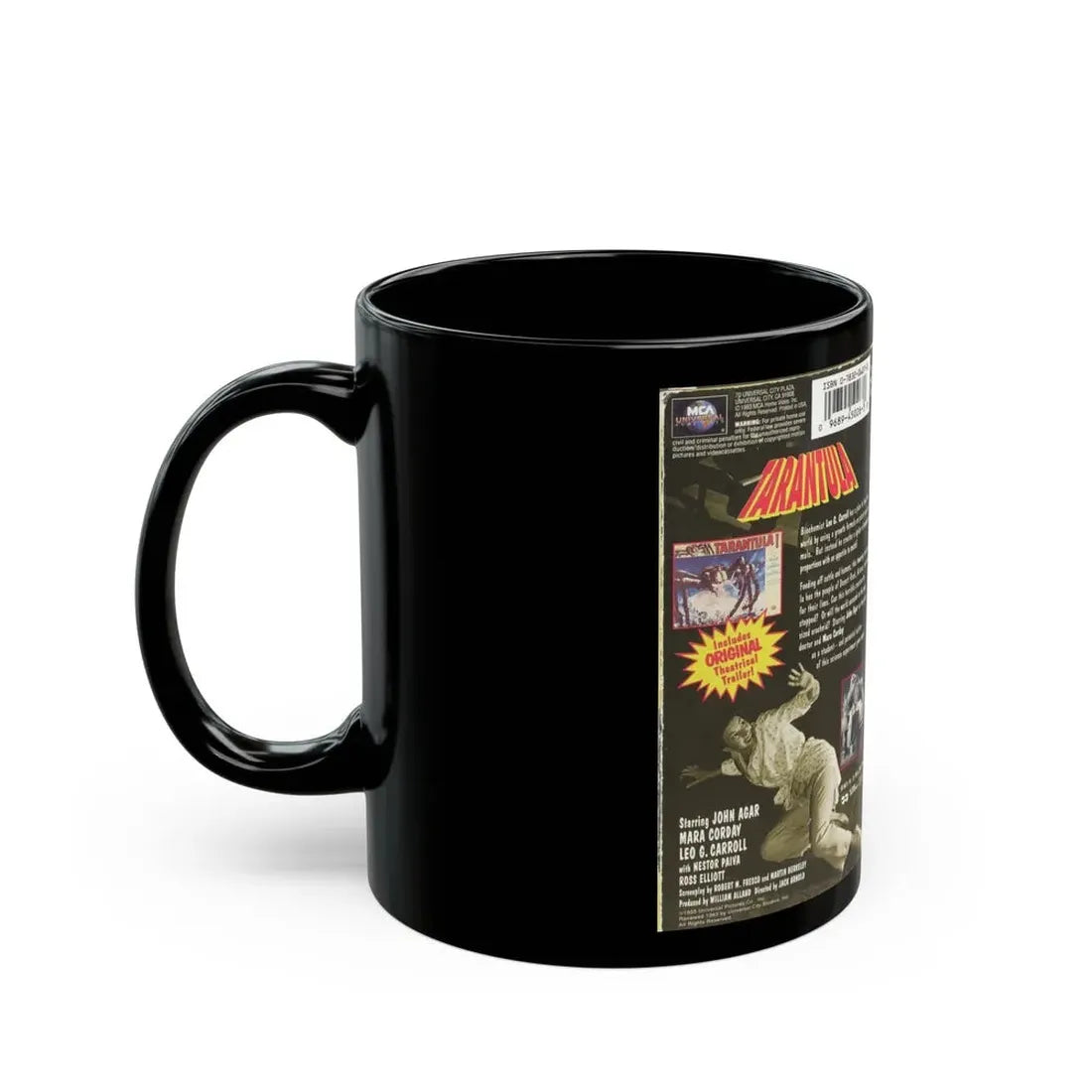 TARANTULA (VHS COVER) - Black Coffee Mug - Go Mug Yourself