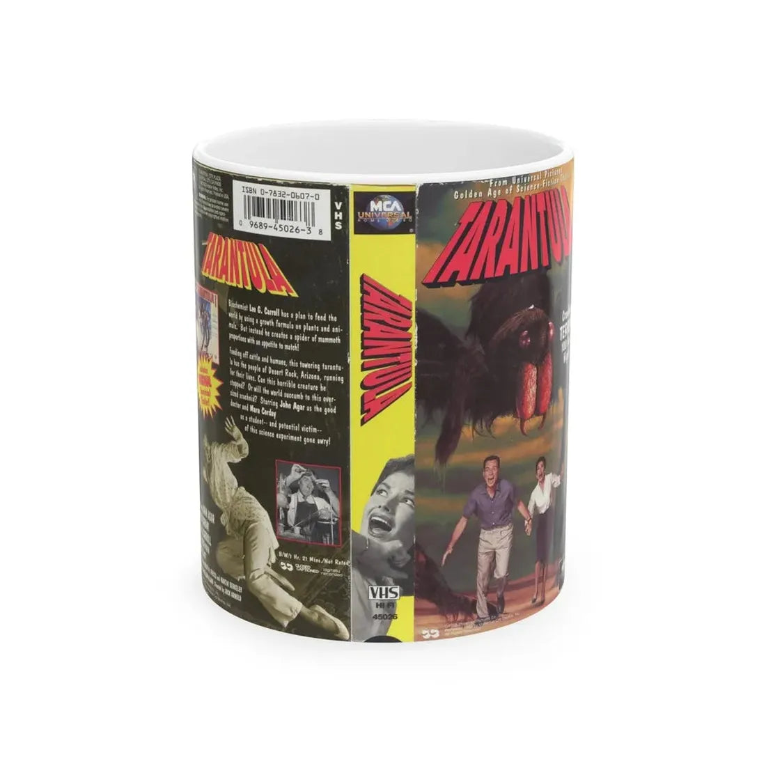 TARANTULA (VHS COVER) - White Coffee Mug 11oz - Go Mug Yourself