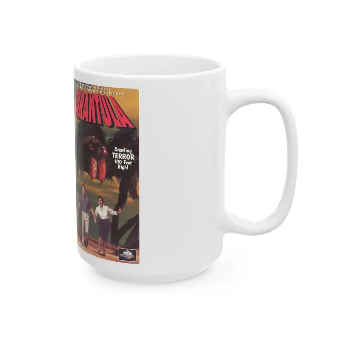 TARANTULA (VHS COVER) - White Coffee Mug - Go Mug Yourself