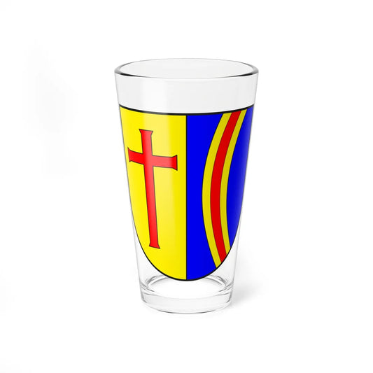 Tarasp wappen (Switzerland) (Coat of Arms) Pint Glass 16oz 16oz - Go Mug Yourself