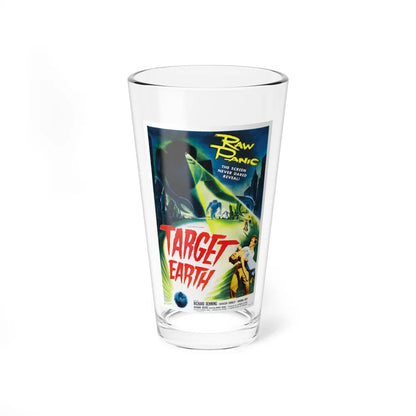 TARGET EARTH 1954 Movie Poster - Pint Glass 16oz-16oz-Go Mug Yourself