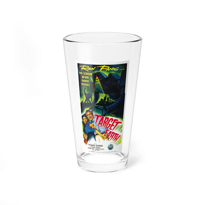 TARGET EARTH (2) 1954 Movie Poster - Pint Glass 16oz-16oz-Go Mug Yourself