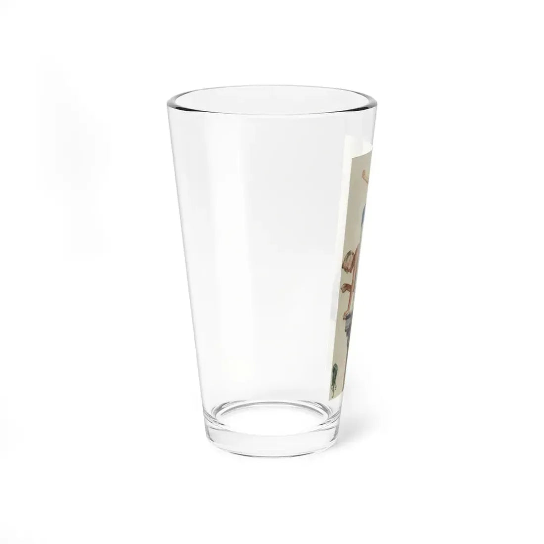 Tarpon Fever, The Saturday Evening Post story illustration, March 21, 1956 (Magazine Illustration) Pint Glass 16oz - Go Mug Yourself