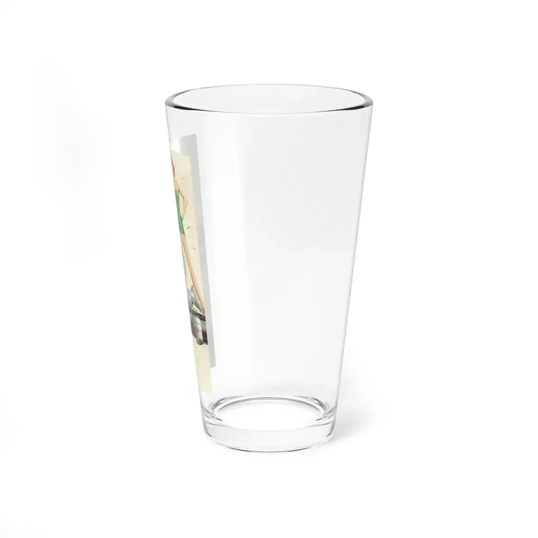 Tarpon Fever, The Saturday Evening Post story illustration, March 21, 1956 (Magazine Illustration) Pint Glass 16oz - Go Mug Yourself