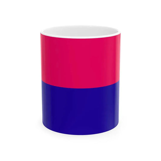 Tarquinia flag (Italy) White Coffee Mug 11oz - Go Mug Yourself