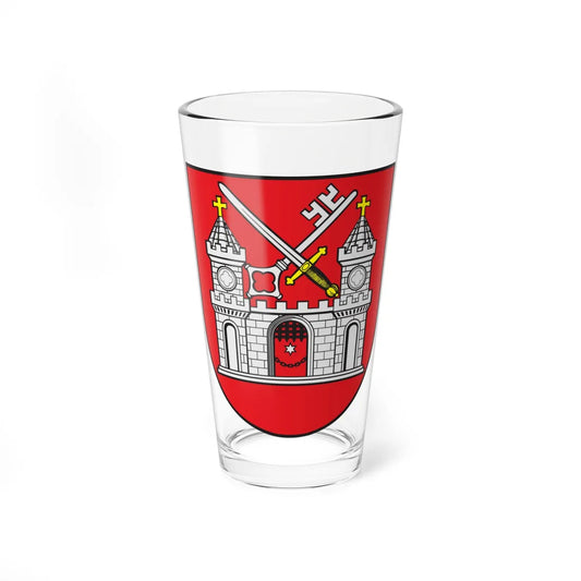 Tartu coat of arms (Estonia) (Coat of Arms) Pint Glass 16oz 16oz - Go Mug Yourself