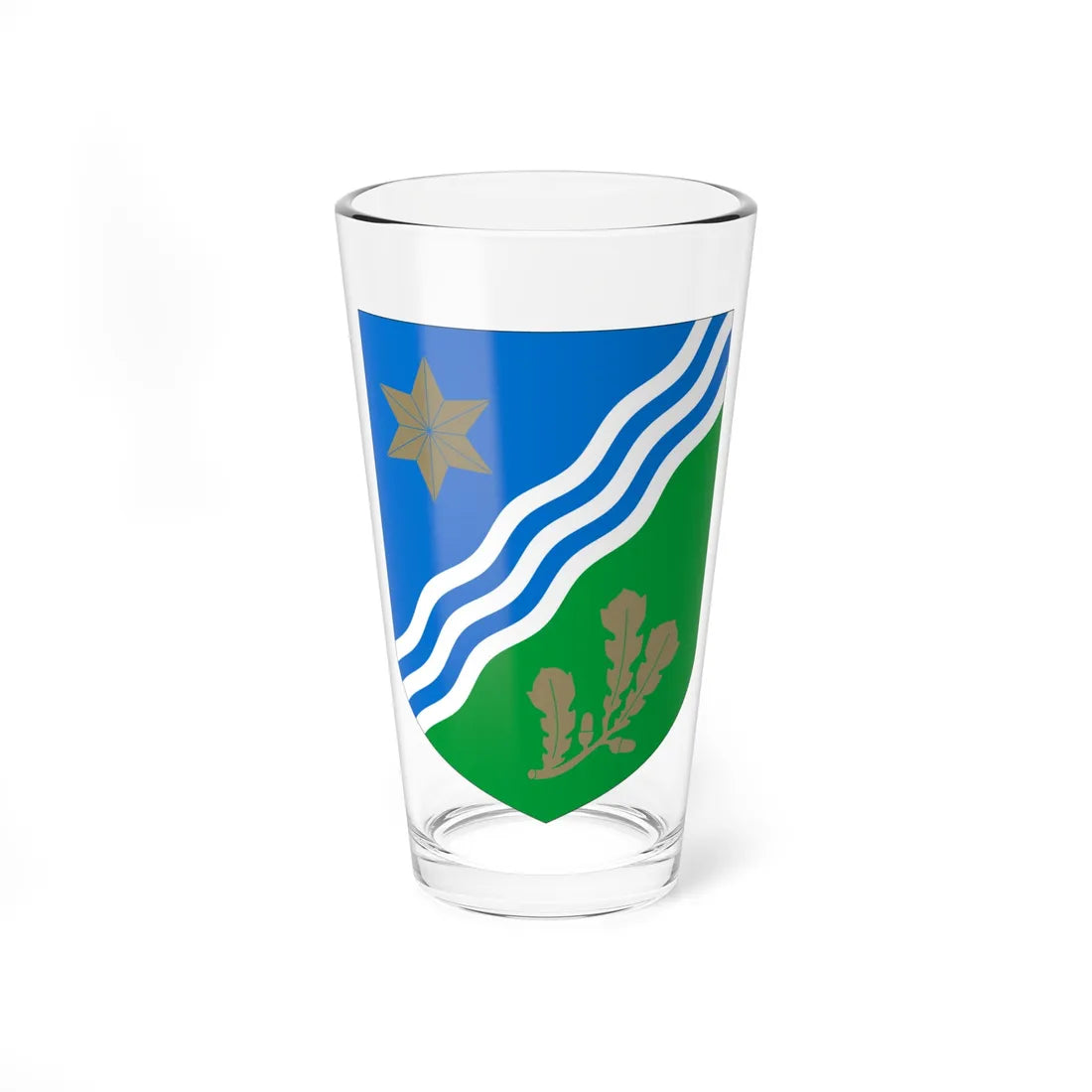 Tartumaa vapp (Estonia) (Coat of Arms) Pint Glass 16oz 16oz - Go Mug Yourself