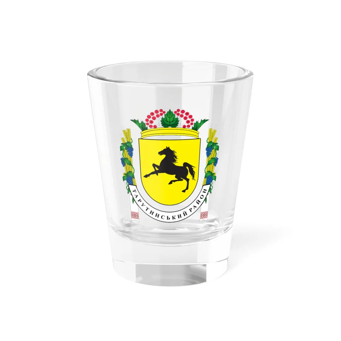 Tarutyne Raion CoA (Ukraine) (Coat of Arms) Shot Glass 1.5oz 1.5oz - Go Mug Yourself