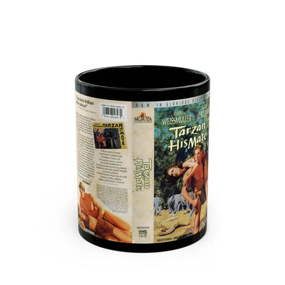 TARZAN AND HIS MATE (VHS COVER) - Black Coffee Mug 11oz - Go Mug Yourself