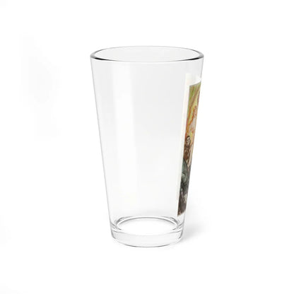 Tarzan preliminary movie promotion illustration (Magazine Illustration) Pint Glass 16oz-Go Mug Yourself