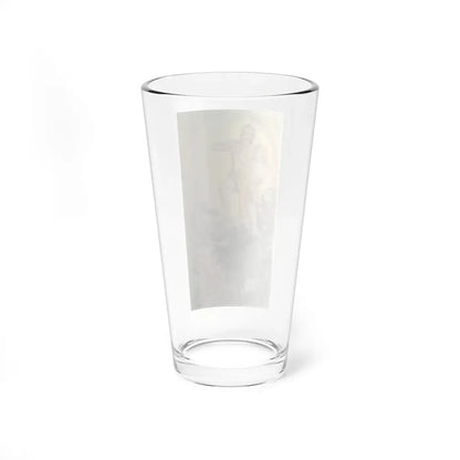 Tarzan preliminary movie promotion illustration (Magazine Illustration) Pint Glass 16oz - Go Mug Yourself