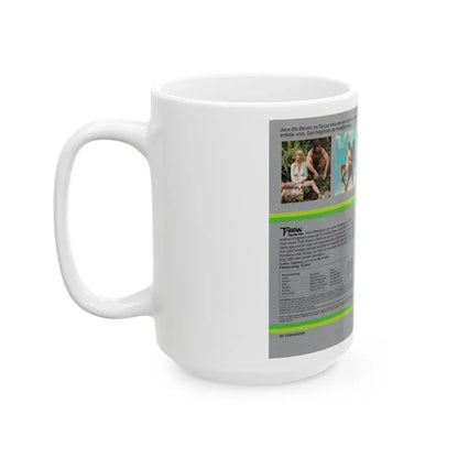 TARZAN THE APE MAN MGM (VHS COVER) - White Coffee Mug - Go Mug Yourself