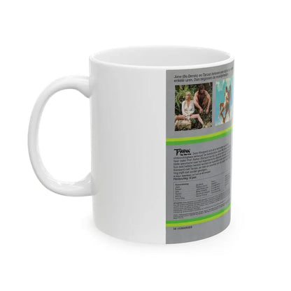 TARZAN THE APE MAN MGM (VHS COVER) - White Coffee Mug - Go Mug Yourself