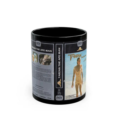TARZAN THE APE MAN (VHS COVER) - Black Coffee Mug 11oz - Go Mug Yourself