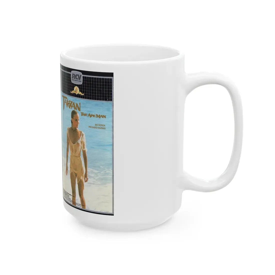 TARZAN THE APE MAN (VHS COVER) - White Coffee Mug - Go Mug Yourself