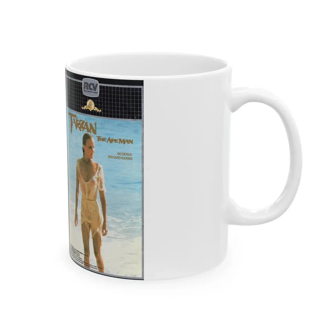 TARZAN THE APE MAN (VHS COVER) - White Coffee Mug - Go Mug Yourself