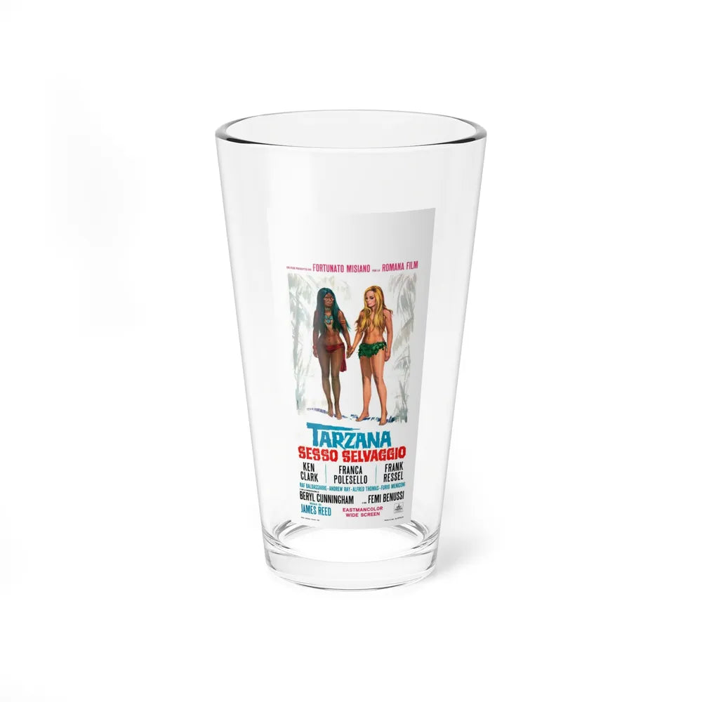 TARZANA (ITALIAN) 1969 Movie Poster - Pint Glass 16oz-16oz-Go Mug Yourself